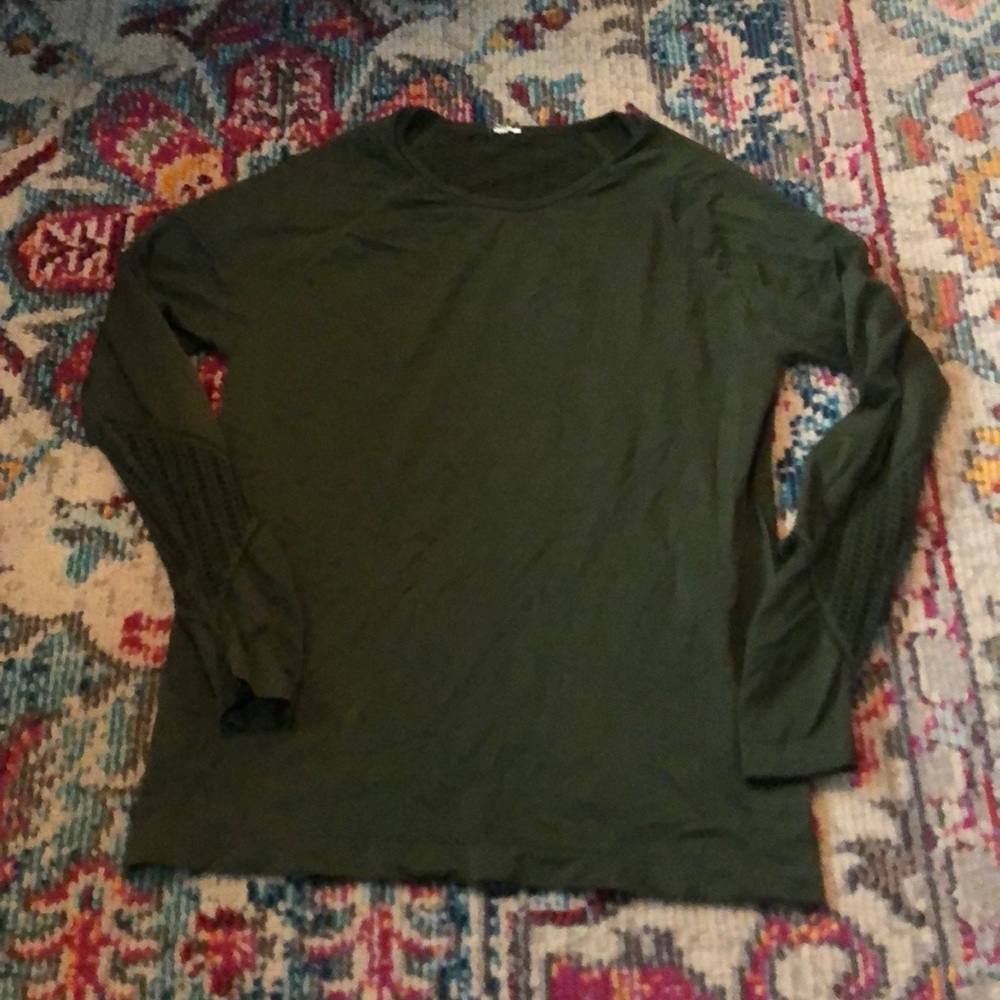 Fabletics hunter green top size large